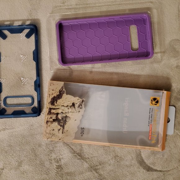 Purple ArmadilloTek Samsung Galaxy S10+ Case+EXTRA - Picture 2 of 3